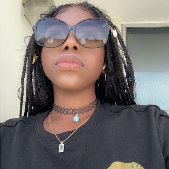 New- GUCCI GG0546SK 60 002 Butterfly Sunglasses - Picture 1 of 17